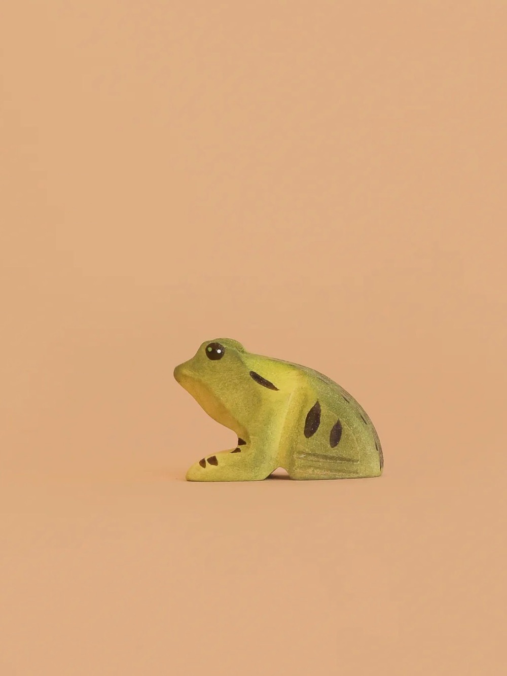 Bumbu Handcrafted Green Wooden Frog